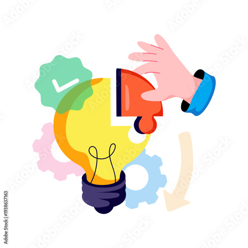 An illustration design of problem solving