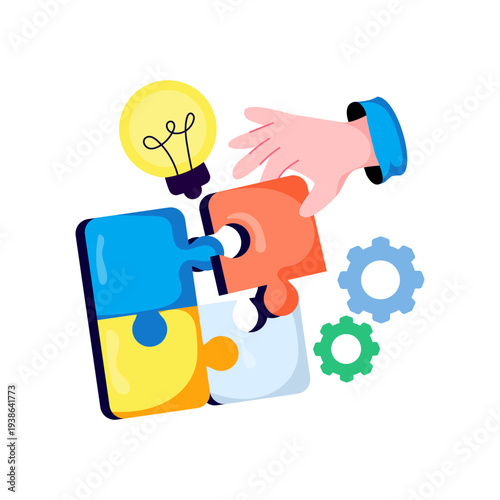 An illustration design of problem solving