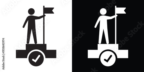 Light bulb icon flanked by two upward arrows. Symbolizes creative growth, innovation, increasing intelligence, and the progression of ideas. Ideal for startup and brainstorming concepts.