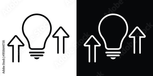 Silhouette of a person holding a flag, representing success, achievement, and leadership. Minimalist vector illustration in black and white styles, perfect for business and goal-setting concepts.