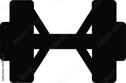 romanian deadlift silhouette vector illustration on transparent background