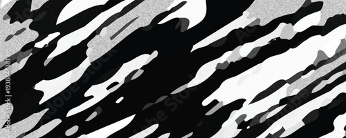 Straight line vector brush strokes. Black hand drawn stripes, smears. Chinese or Japanese calligraphy brushstrokes set. Rough grunge thick paint line texture. Vector sketch rectangle text boxes