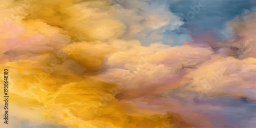 Dramatic smoke from the fire and chimney rises into a dark, cloudy sky as a summer storm transforms the blue atmosphere into an abstract landscape of light and wind