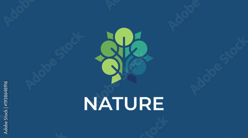 A creative logo design featuring tree elements that symbolize growth and sustainability, perfect for eco-conscious brands seeking to represent nature in their branding.
