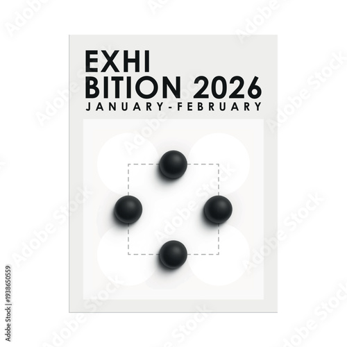3D Bauhaus Geometric Poster