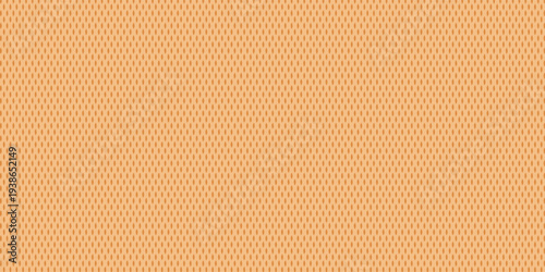 Sports brown jersey texture background. Seamless mesh fabric pattern with small perforated holes and subtle shadows. Realistic vector illustration for athletic wear, activewear, uniform design mockups