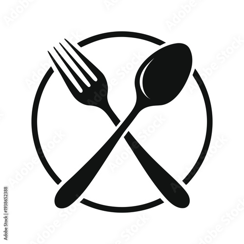 Fork and Spoon Crossed Icon