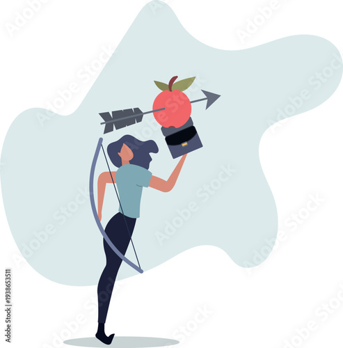 Business goal achievement, risk management or practicing and skill to overcome risky and manage to reach target concept.person's life situation and his activities.