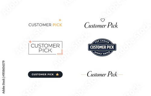 Customer pick logos collection: diverse styles and designs