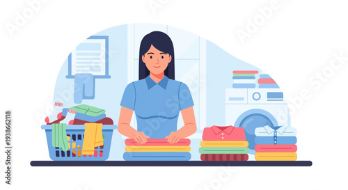 Woman preparing food in a bright kitchen surrounded by groceries and kitchen appliances.