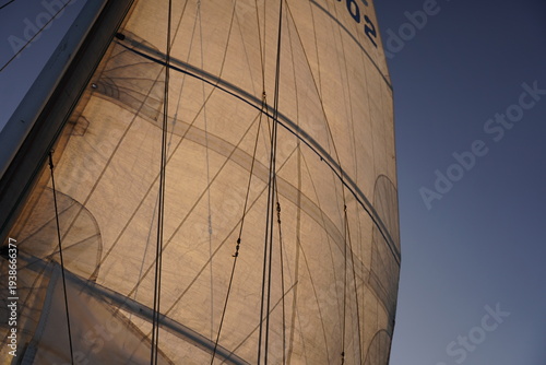 Sails on the water