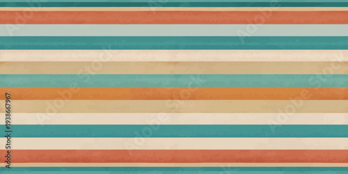 Abstract horizontal gradient stripes with warm and cool color transitions blending seamlessly Vector