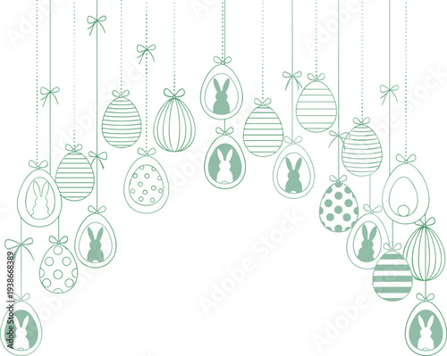 A collection of hanging decorative objects in various shapes and patterns