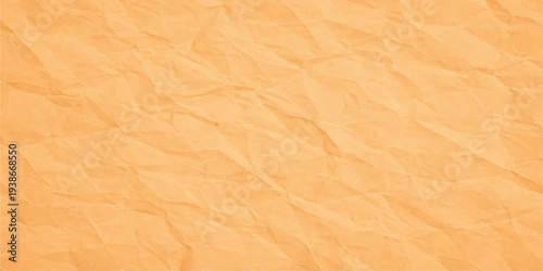 Brown crumpled vintage paper texture background