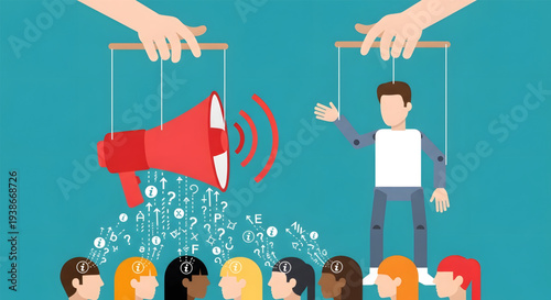 Manipulation of public opinion by media.