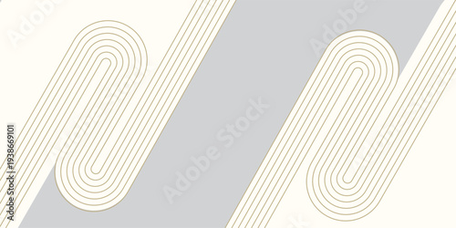 Luxury gold background pattern seamless geometric line circle abstract design vector. Christmas background.
