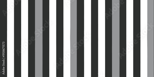 Abstract vertical stripes pattern with varying shades of gray and black Vector