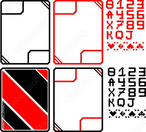 to make poker cards template 