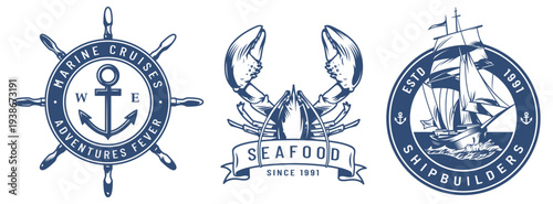 Marine-themed designs