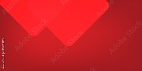 Abstract red geometric background with overlapping shapes and smooth gradient design, modern minimal wallpaper concept