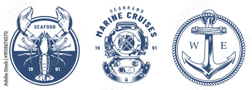 Nautical brand logos