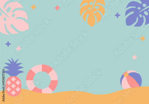  Summer time fun concept design promotion design