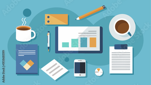 Modern Abstract Business Presentation Background Template Design