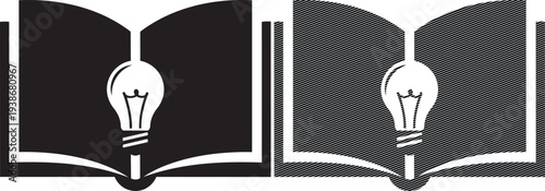 Illuminated ideas emerging from open books symbolizing enlightenment and knowledge discovery