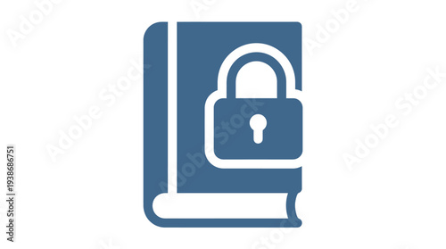 Vector icon of justice symbol with scales and law book in a circular frame