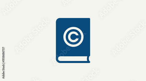 Vector icon of justice symbol with scales and law book in a circular frame