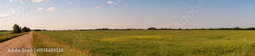 Panel kuchenny z motywem Prairie Panorama at the Saskatchewan–Manitoba Line