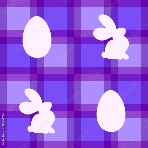 Easter eggs seamless rabbits pattern for fabrics and linens and kids clothes print and spring party accessories 
