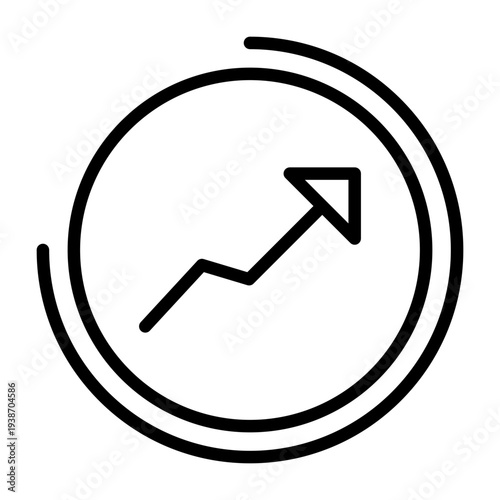 Uptrend Icon Design