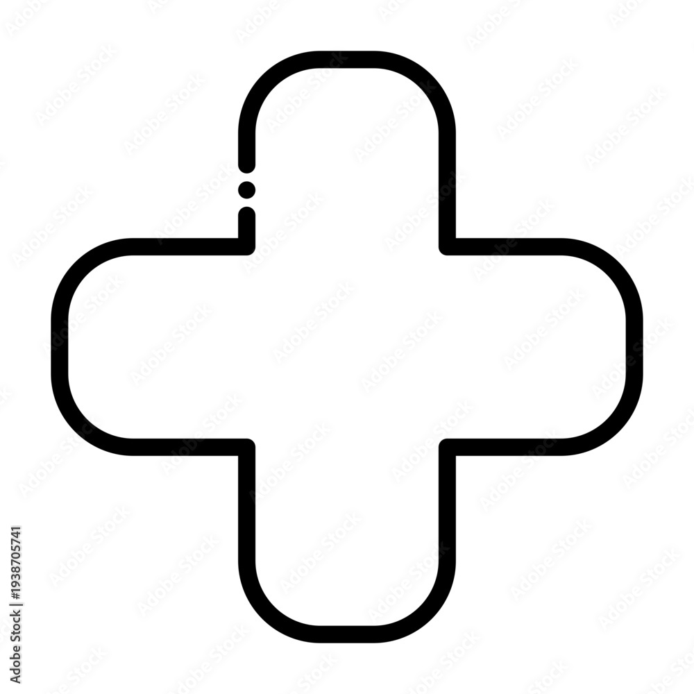 Obraz premium Plus Icon Design