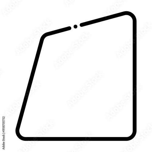 Fotografie Trapezium Icon Design
