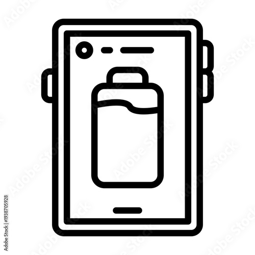 Smartphone Battery Icon Design