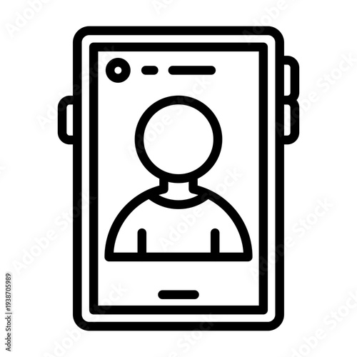 Smartphone Profile Icon Design