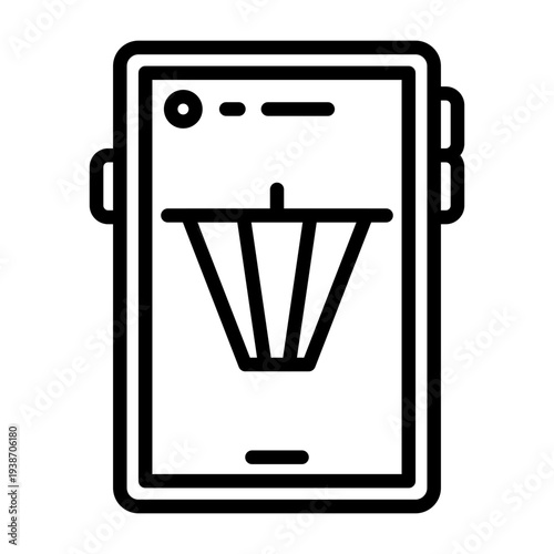 Smartphone Trash Icon Design