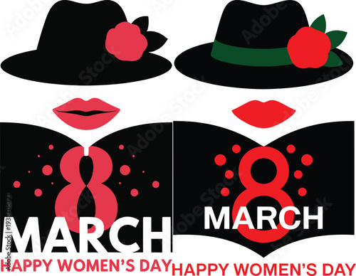  Elegant stylish Women's Day fashion themed design for luxury brand campaigns, premium marketing, and sophisticated social media content