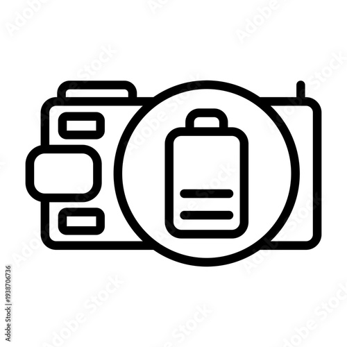Camera Battery Icon Design