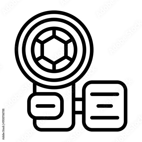 Video Camera Icon Design