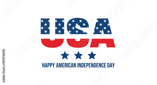 Vector USA Independence Day logo