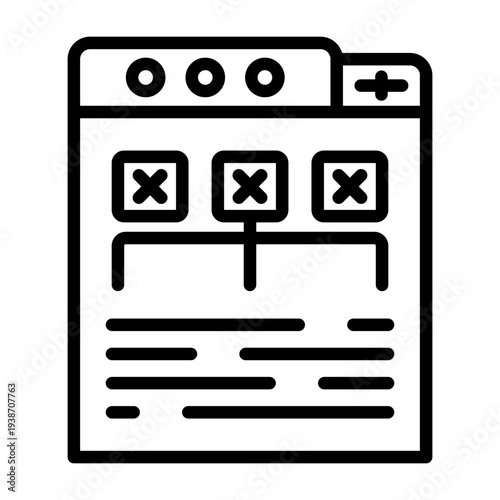 Site Map Icon Design