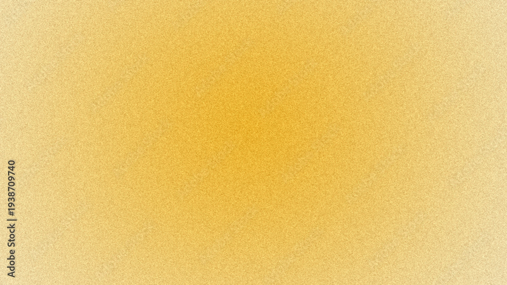 Obraz premium Golden Yellow Grainy Gradient Background with Soft Texture