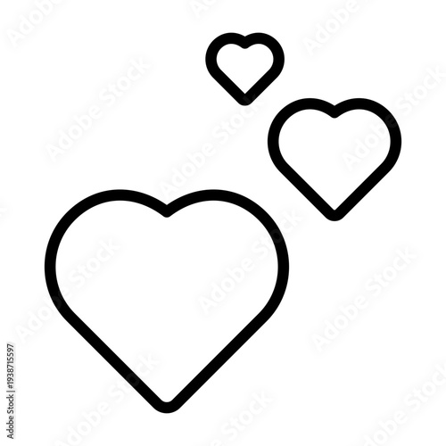 Hearts Icon Design