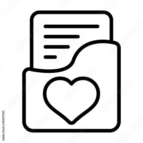 Love Letter Icon Design