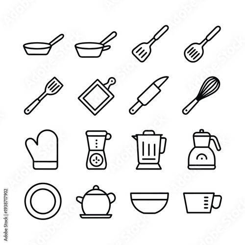 Essential Kitchen Utensils and Professional Cooking Tool Set