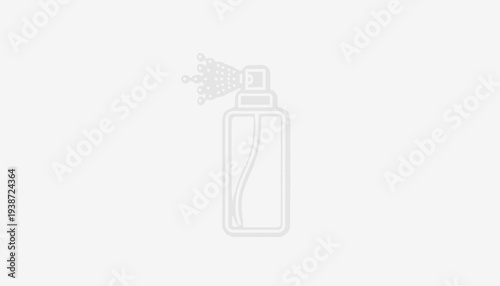 Spray Bottle Icon Vector Art, Perfume Atomizer Outline, Cosmetic Mist Dispenser