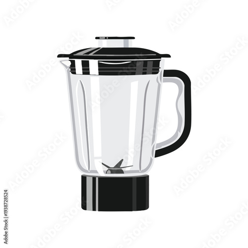 Modern Electric Blender on White Background for Kitchen Use