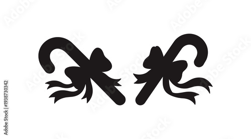 A pair of symmetrical black scorpion silhouettes on a white background